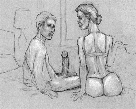 cfnm femdom handjob art drawings