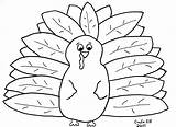Turkey Coloring Pages Printable Thanksgiving Fall Big Halloween Popular Elf Craft sketch template