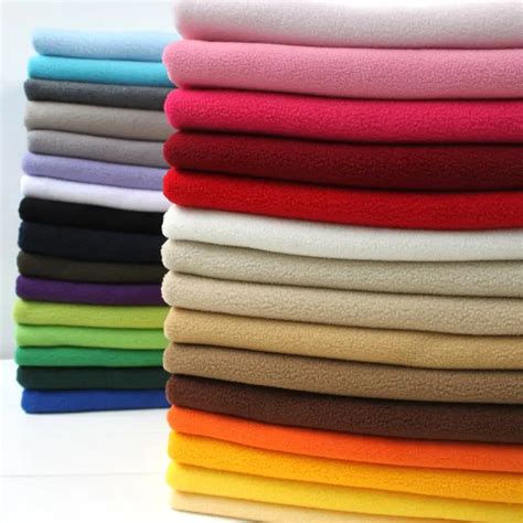 polyester polar fleece fabric anti pilling  side fleece fabric