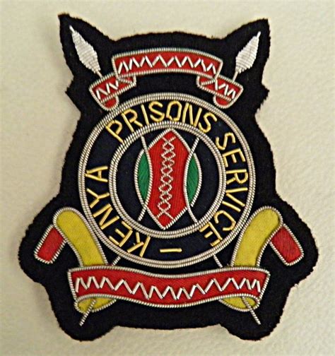 kenya prisons service blazer patch