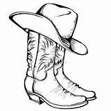 Cowboy Kleurplaten sketch template