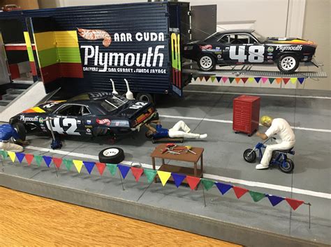 gurney aar cuda pit area dioramas model cars magazine forum