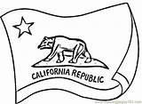 California Coloring Pages Flag State Arizona Drawing Bear Printable Getcolorings Popular Color sketch template