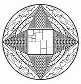 Mandala Mandalas Coloring Pages Complexe Color Deco Online Reminiscent Skyscrapers Shapes Its American sketch template