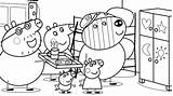 Cupboard Peppa Pig Coloring Drawing Pages Getdrawings Toys sketch template