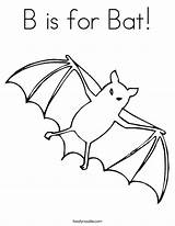 Bat Coloring Worksheet Flying sketch template