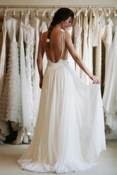 dress prom dress wedding dress white dress backless white low cut