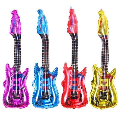 Balony Nadmuchiwana Gitara Dla Dzieci Bawią Się Zabawkami Rekwizyty