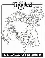 Rapunzel Tangled Pages Sheets sketch template