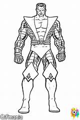 Colossus Xmen Marvel Coloso Coloringpage sketch template