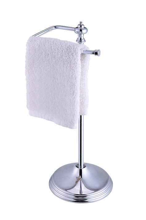 sunnypoint heavy weight classic metal fingertip towel holder stand