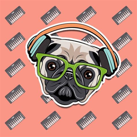 hipster pug spotify