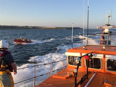 arbroath lifeboats diverted  training exercise rnli