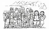 Drawing Hiking Hikers Intro Paintingvalley sketch template