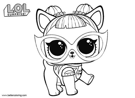 lol pets coloring pages baby dog  printable coloring pages