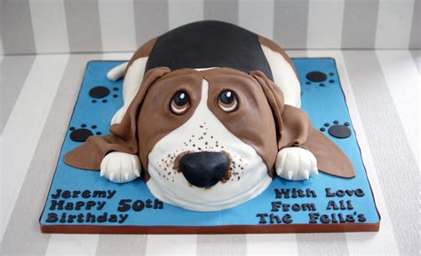 Basset Hound Birthday Cake Bakealous