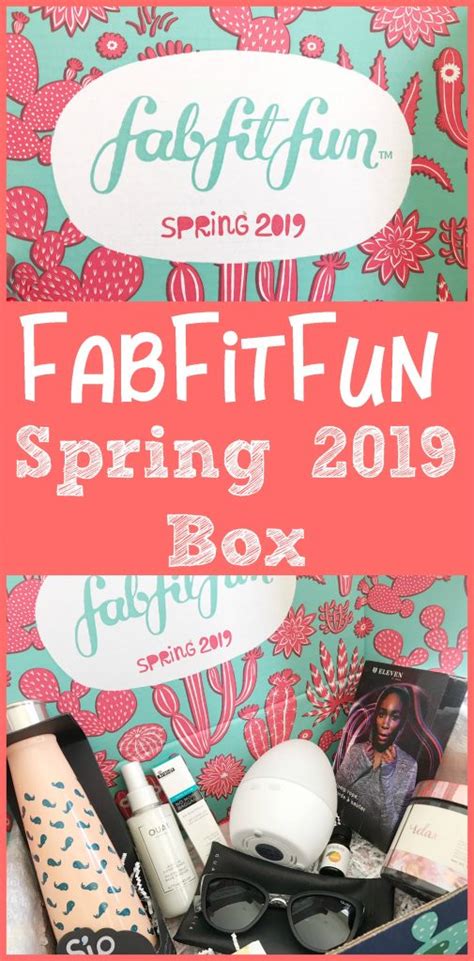 Fabfitfun Spring 2019 Box Promo Code The Momma Diaries