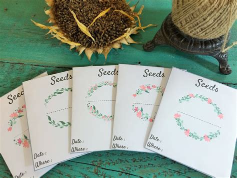 seed packet template