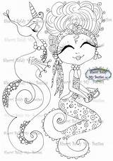 Coloring Pages Besties Unicorn Tm Enchanted Scan0004 Digi Magical Stamp Instant Dolls Printable Book sketch template