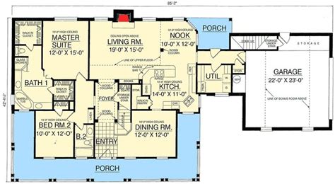 plan    wide  corner lot country style house plans house plans corner lot