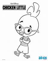 Chicken Little Coloring Pages Color Hellokids Disney Online Print sketch template