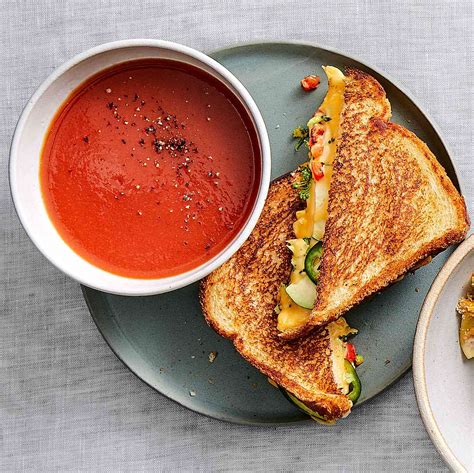 top  coolest   popular grilled cheese  tomato sandwich today