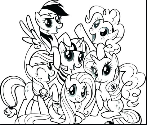 pony coloring pages twilight sparkle  friends