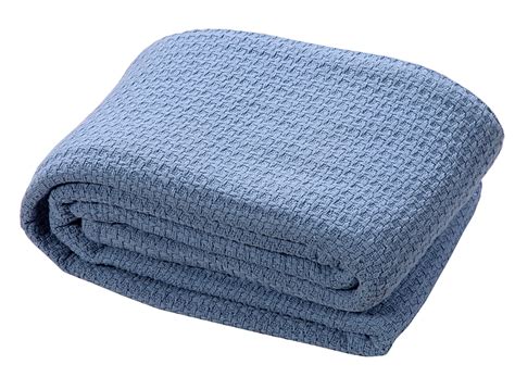 soft premium combed cotton thermal blanket queen blankets soft