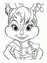 Coloring Pages Brittany Chipette Chipmunk Chipwrecked Eleanor Chipettes Popular Coloringhome Template sketch template