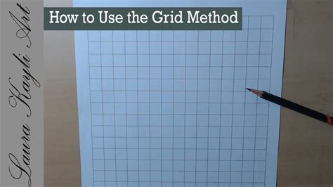 draw  sketch   grid method youtube