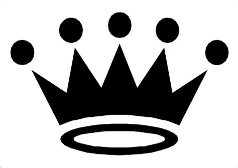 crown black  white crown clipart  wikiclipart