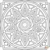 Mandala Coloring Celtic Pages Mandalas Printable sketch template
