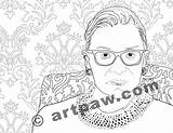 Rbg Ruth sketch template