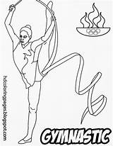 Coloring Pages Gymnastics Gymnastic Sport Olympic Activity Sports Popular Comments Coloringhome sketch template