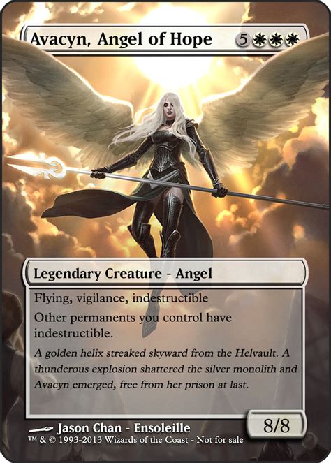 Magic The Gathering Avacyn Angel Of Hope By