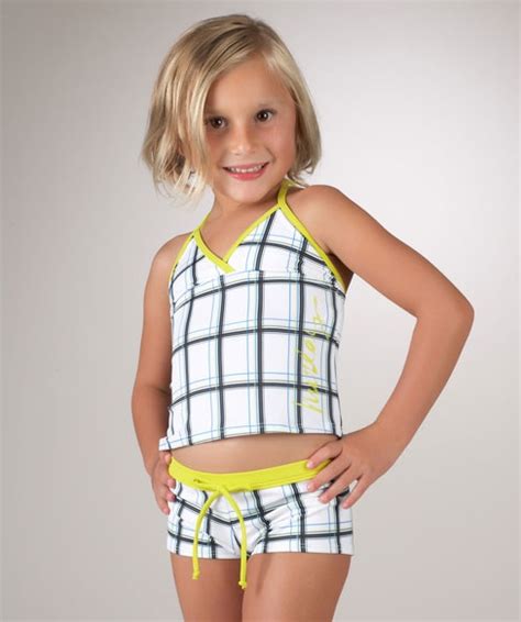 swimspot kids swimwear kids plaid  girl fashion