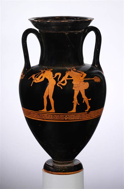 Attributed To The Oionokles Painter Terracotta Nolan Neck Amphora