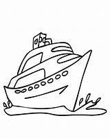 Kapal Mewarnai Gambar Laut Sketsa Kendaraan Anak sketch template