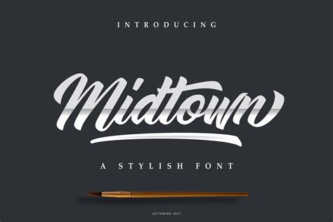 midtown stylish font  lettersiro  font bundles