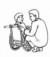 Coloring Wheelchair Pages Hospital Drawing Building Sheets Yahoo Search Color Boy Kids Sitting Kid Getdrawings Getcolorings Bulkcolor sketch template
