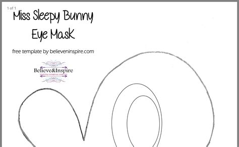 bunny templates bunny mask  printables pie chart  printable