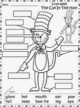 Hat Cat Worksheet Seuss Dr Activities Kindergarten Coloring Labeling Pages Activity Cut Printable Sheet Paste Preschool Fairytalesandfictionby2 Weather Teacher Board sketch template
