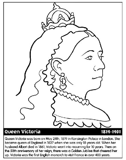 queen victoria coloring page crayolacom