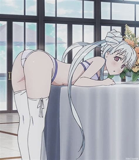 Anime Bent Over Skirt