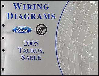 ford taurus mercury sable wiring diagrams manual original