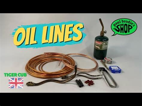 custom oil lines   motorcycle paul brodies shop youtube