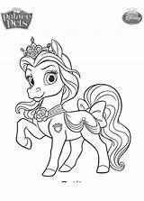 Palace Pets Coloring Pages Petit Princess Disney Drawing Hand Exclusive Birijus 1196 Published May sketch template