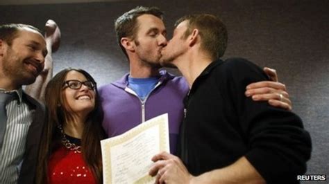 utah same sex marriage ban struck down bbc news