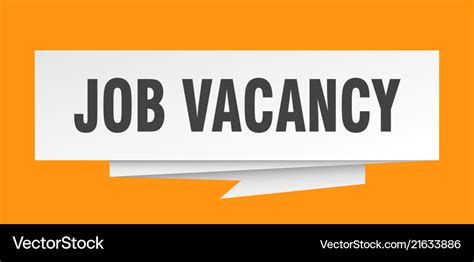 job vacancy royalty  vector image vectorstock