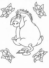 Coloring Eeyore Pages Kids Printable Bestcoloringpagesforkids sketch template